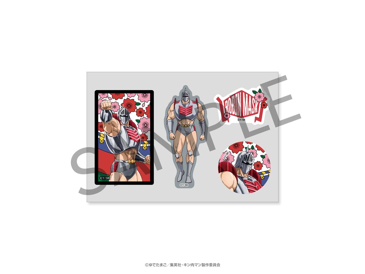 Kinnikuman Hanafuda Multi Sticker Robin Mask