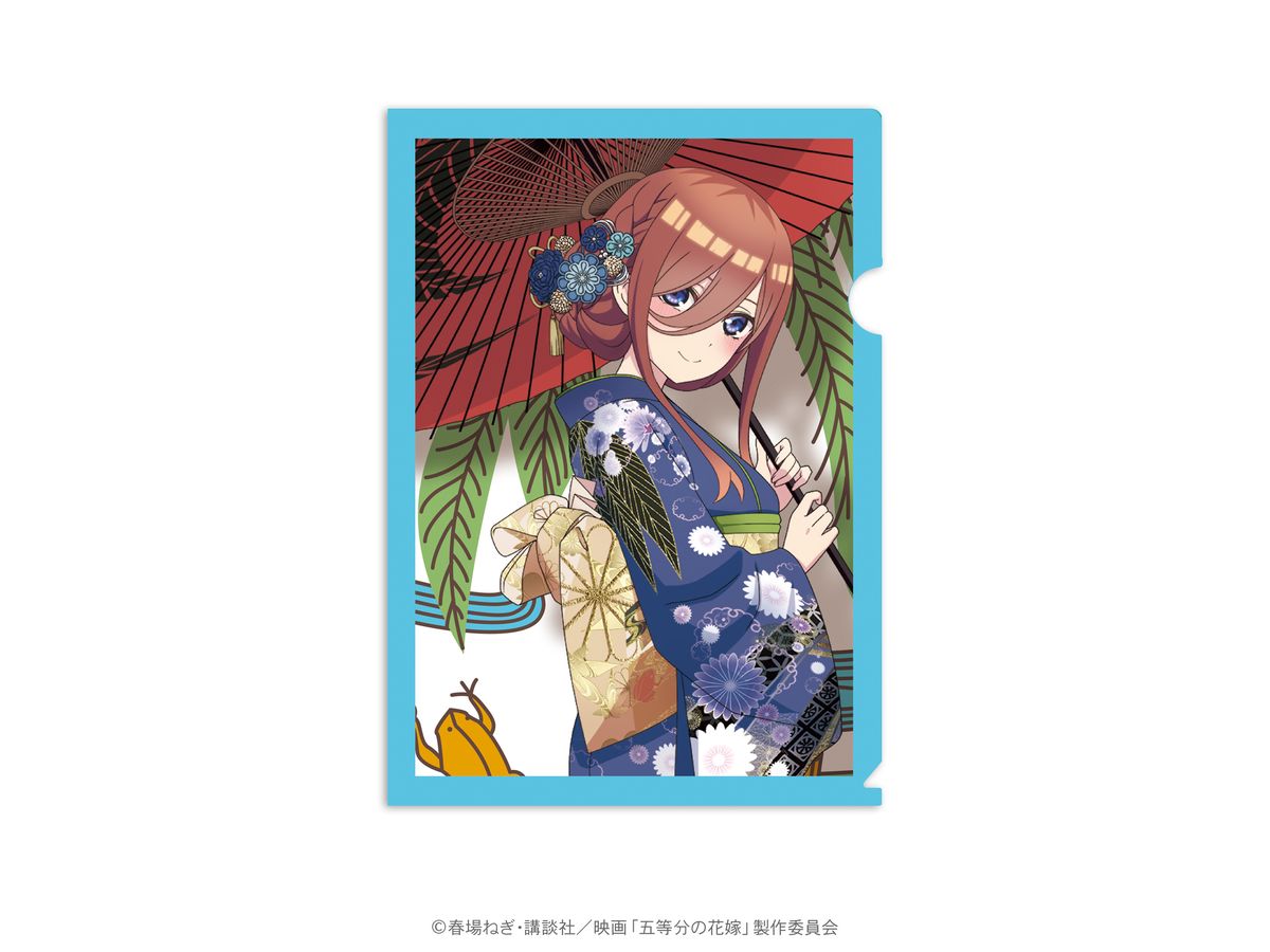 The Quintessential Quintuplets Hanafuda Clear File Miku Nakano