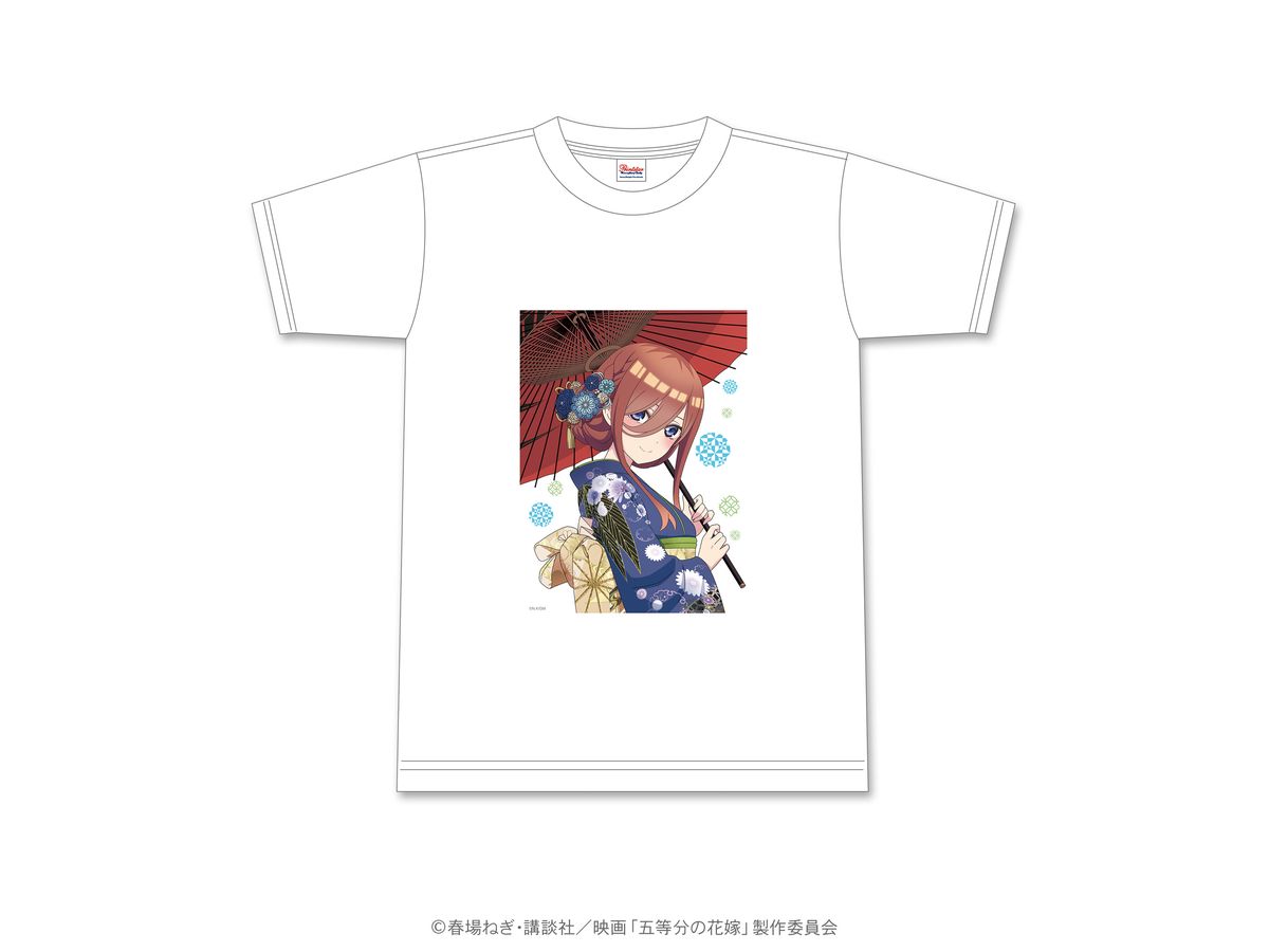 The Quintessential Quintuplets Hanafuda T-shirt L Miku Nakano