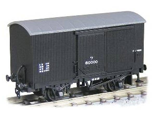 Wooden Freight Car Boxcar Wa 60000 Type B, All-Vertical Planking (Early Model / Vacuum Brakes Spec)
