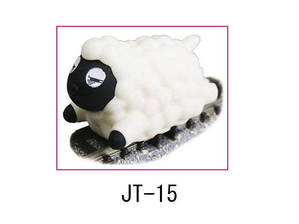 Joke Train Series: Me-tetsu Nemureiru (Sleeping Rail) Adult Sheep Black Face (with Motor)