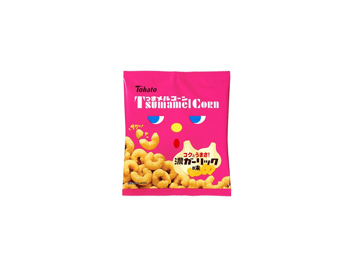 Tohato: Tsumameru Corn Deep Garlic Flavor 65g
