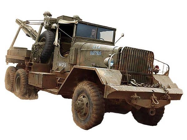 US Kenworth 10-ton 6x6 Heavy Tow Truck M1A1-573 Model