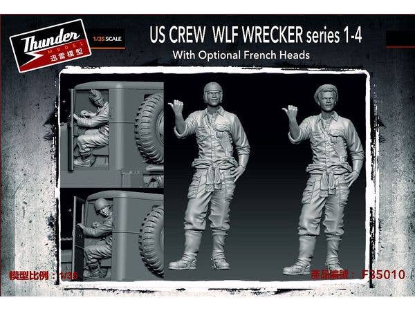 US Crew WLF Wrecker series 1-4 With Optional French Heads - Back it up!