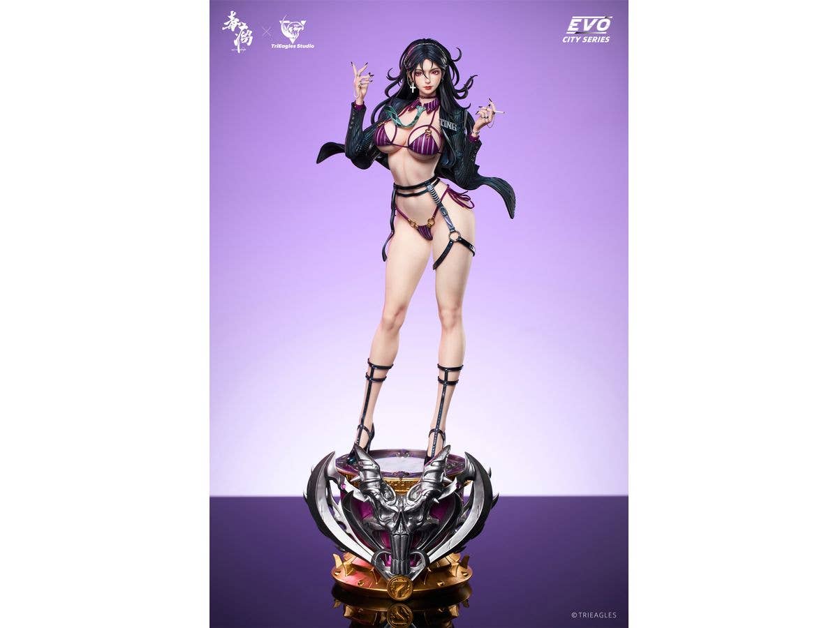 suit thug Rain Lily Statue (Black Coat Ver.)