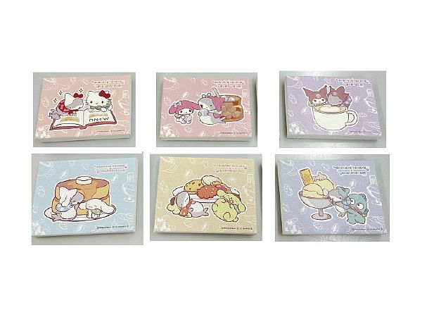 ODEKAKE KOZAME x Sanrio Characters: Trading Mini Canvas Art (SC): 1Box (6pcs)