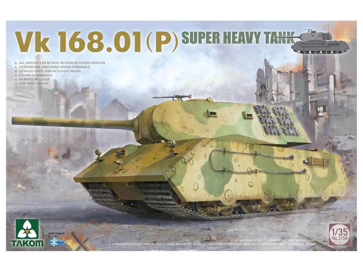 Vk 168.01(P) Super Heavy Tank