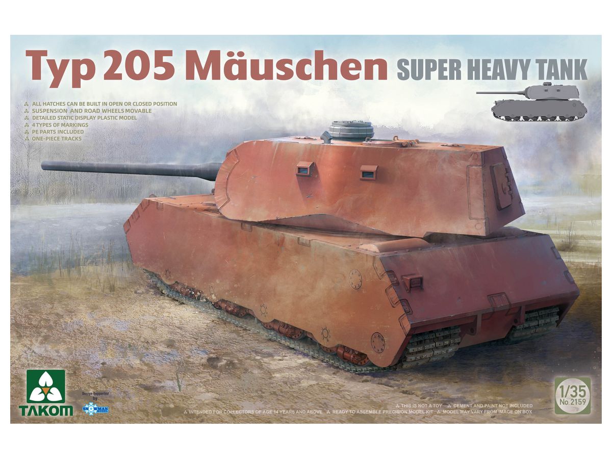 Type 205 Mauschen Super Heavy Tank