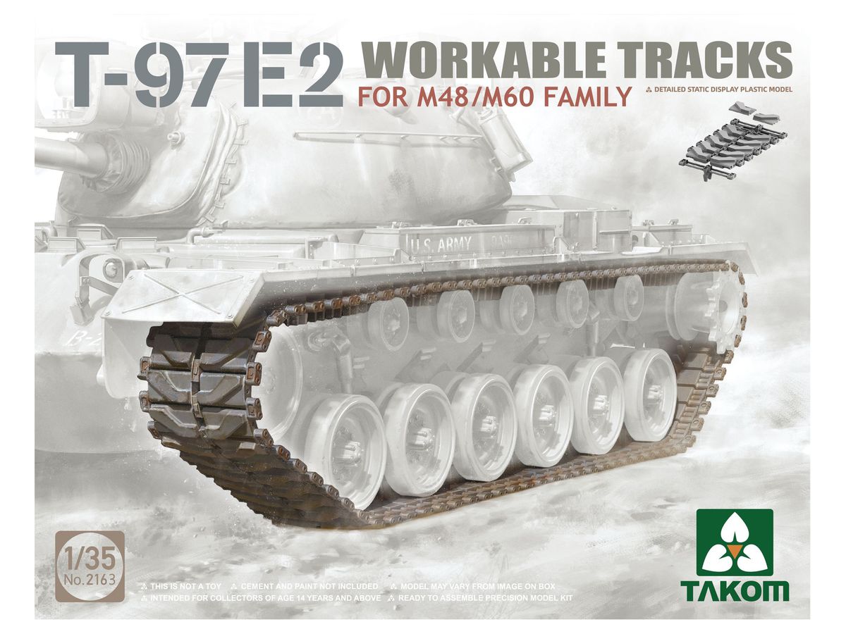 T-97E2 WORKABLE TRACKS for M48/M60 Family