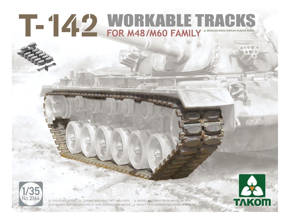 T-142 WORKABLE TRACKS for M48/M60 Family