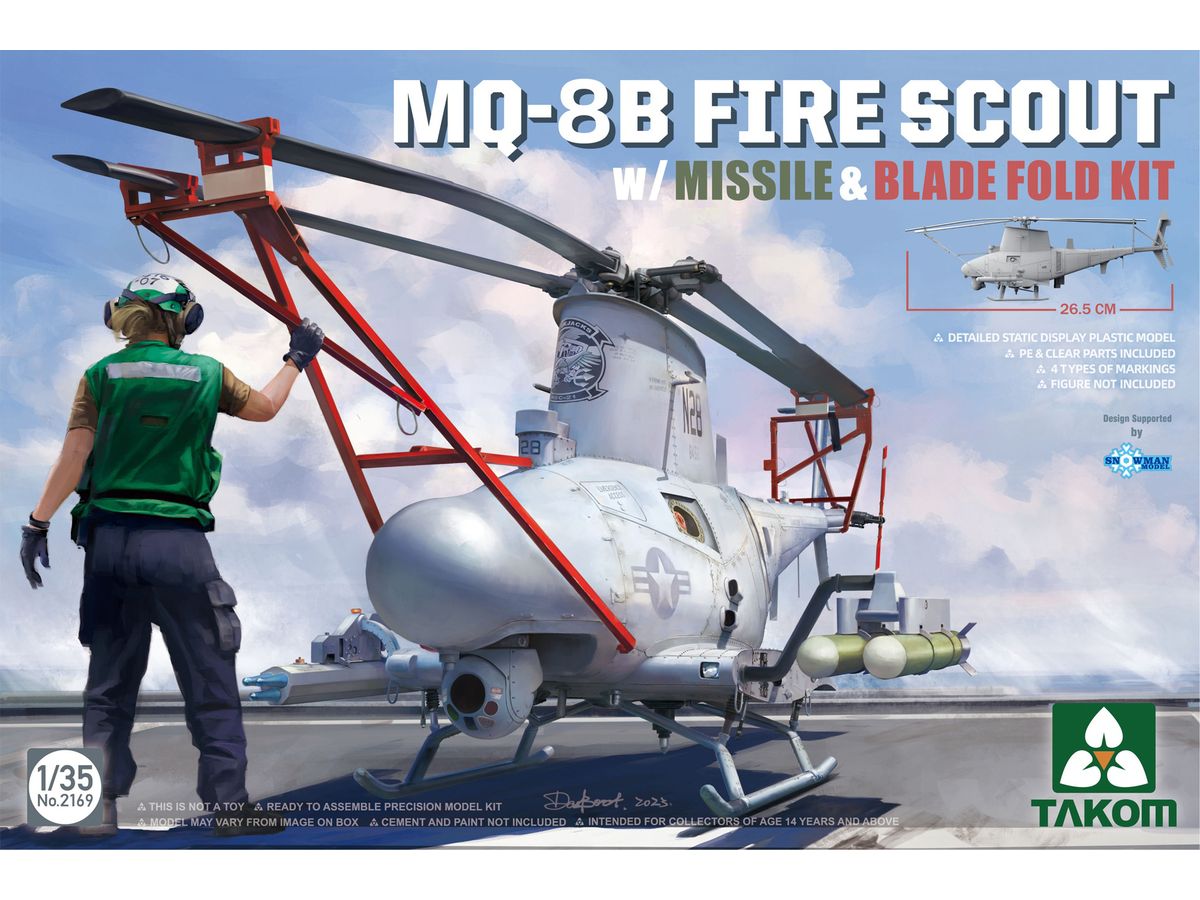 M8-QB Fire Scout w/Missile & Blade Fold Kit