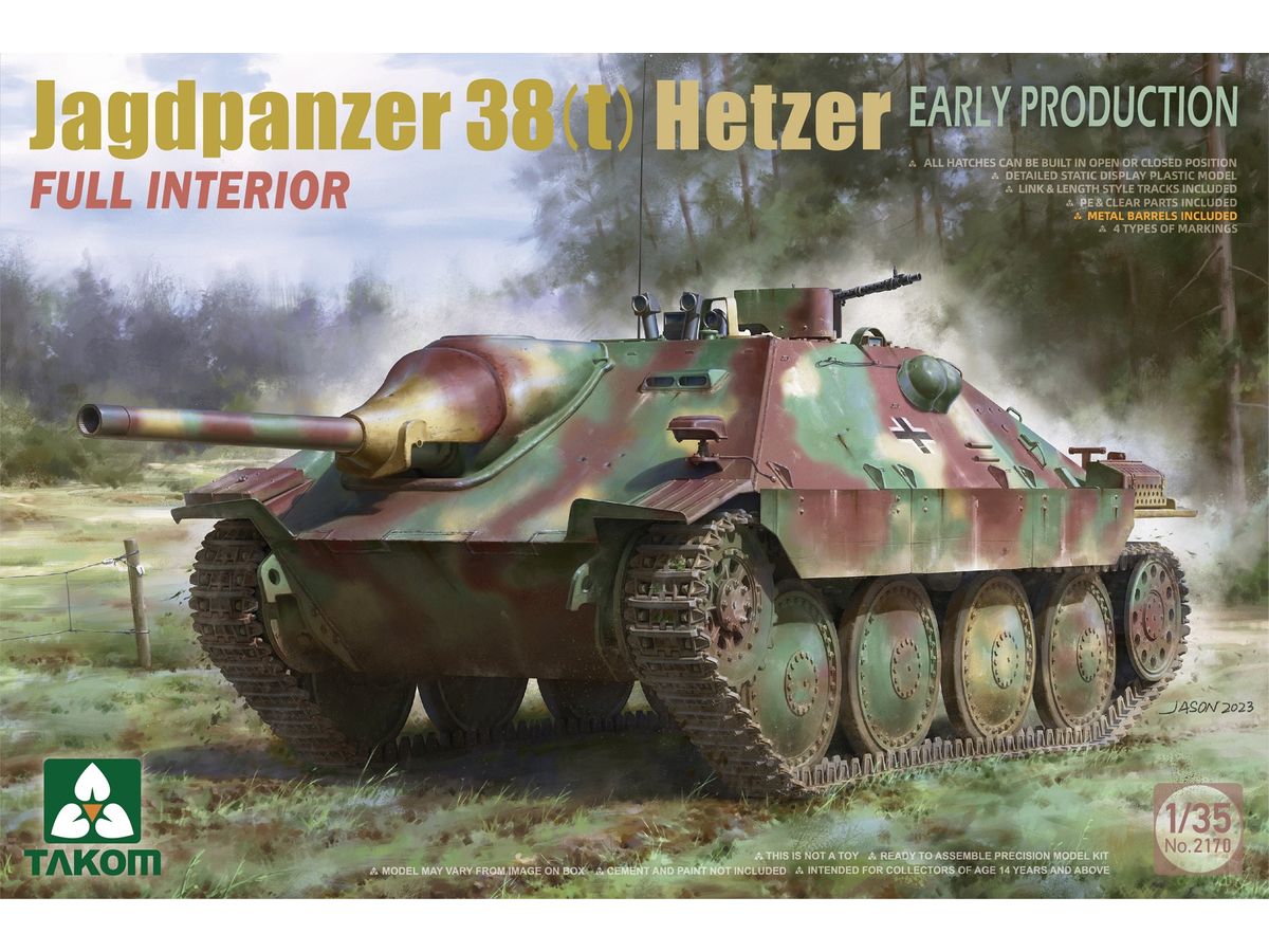 Jagdpanzer 38(t) Hetzer Early w/Full Interior