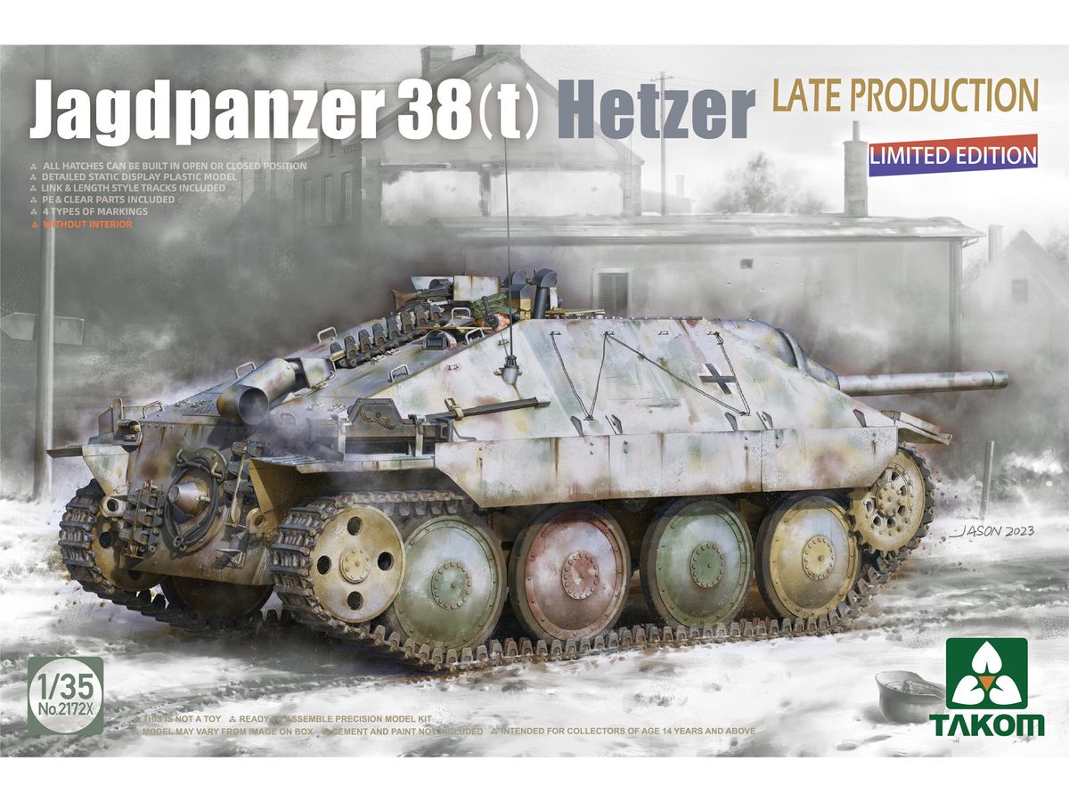 Jagdpanzer 38(t) Hetzer LATE PRODUCTION (LIMITED EDITION)
