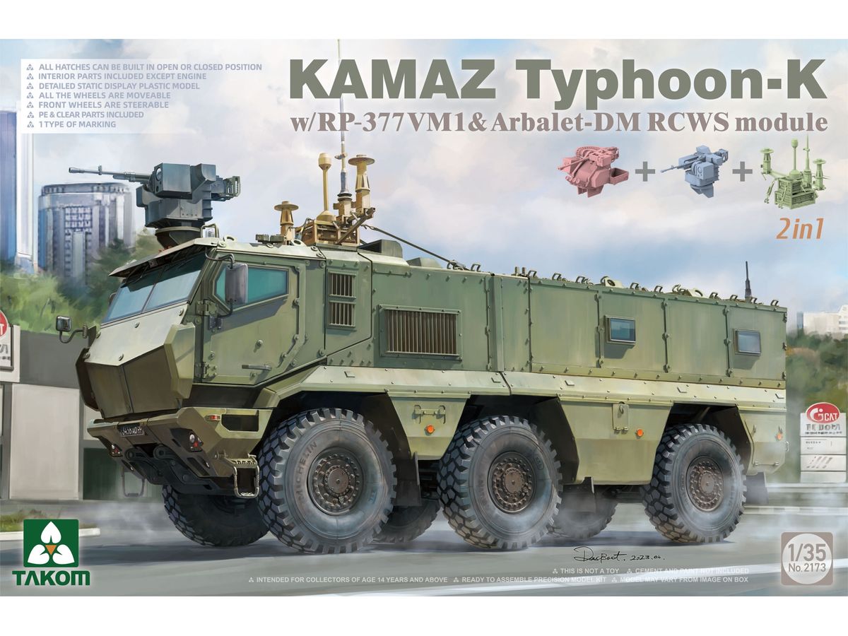 KamAZ Typhoon-K w/RP-377VM1 & Arbalet-DM RCWS Module 2 in 1