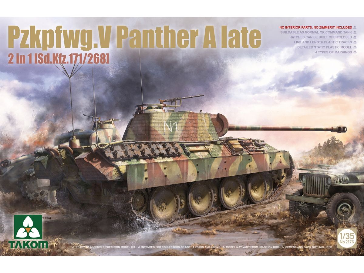 Pzkpfwg.V Panther A Late 2 in 1 [Sd.Kfz.171/268]