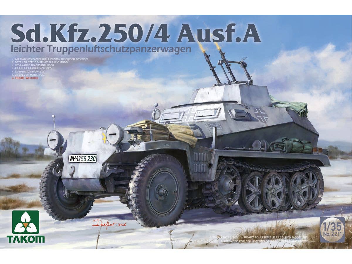 Sd.Kfz.250/4 Ausf.A Leichter Truppenluftschutzpanzerwagen