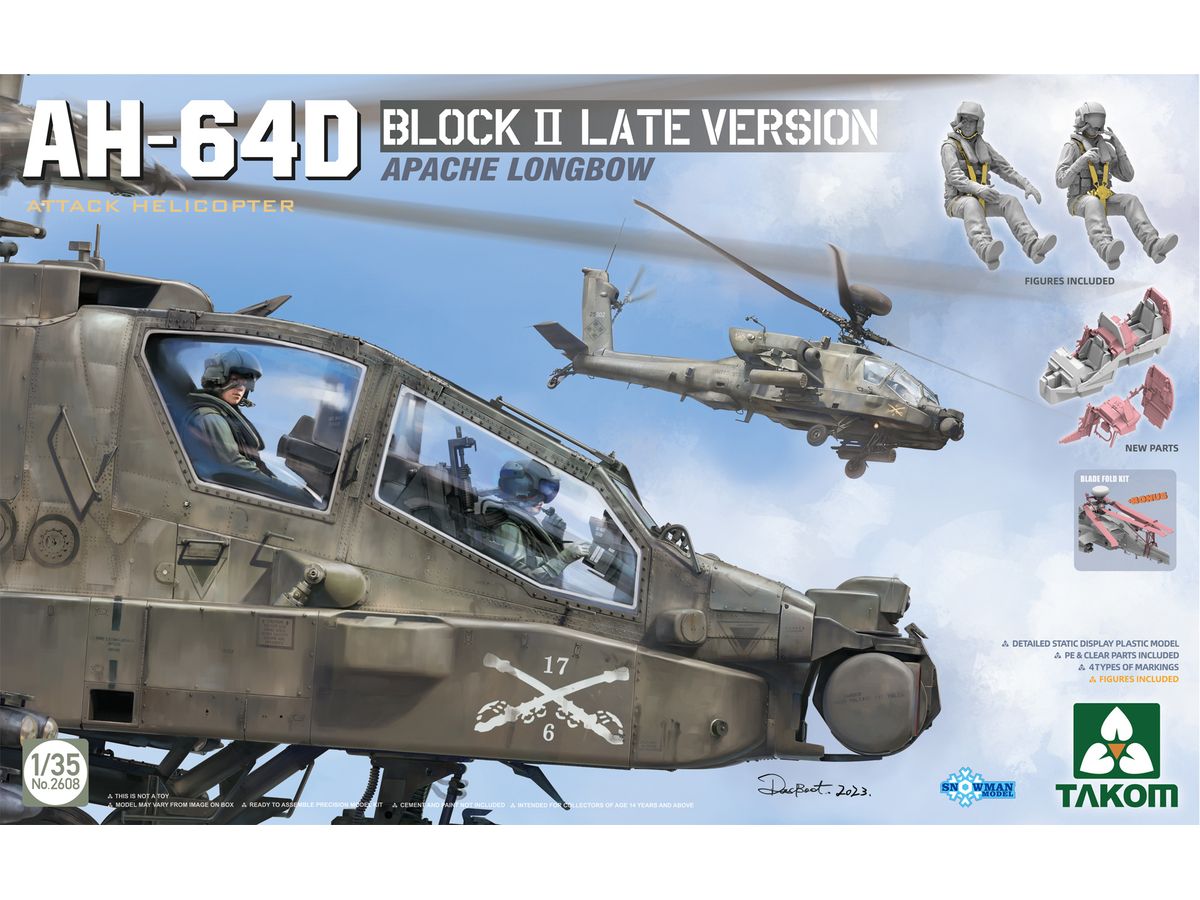 AH-64D Attack Helicopter Apache Longbow Block II Late Version