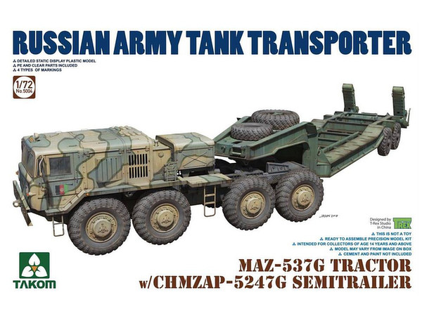 MAZ-537G Tractor w/CHMZAP-5247G Semitrailer