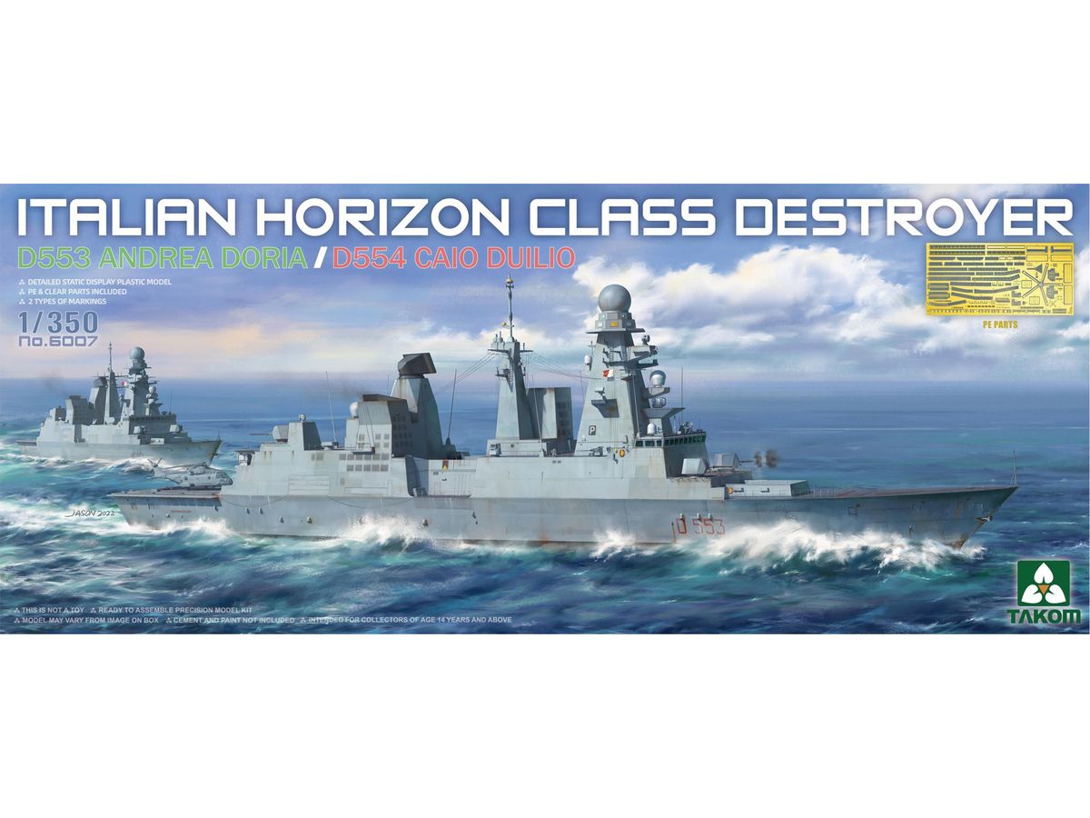 Italian Horizon Class Destroyer D553 Andrea Doria / D554 Caio Duilio