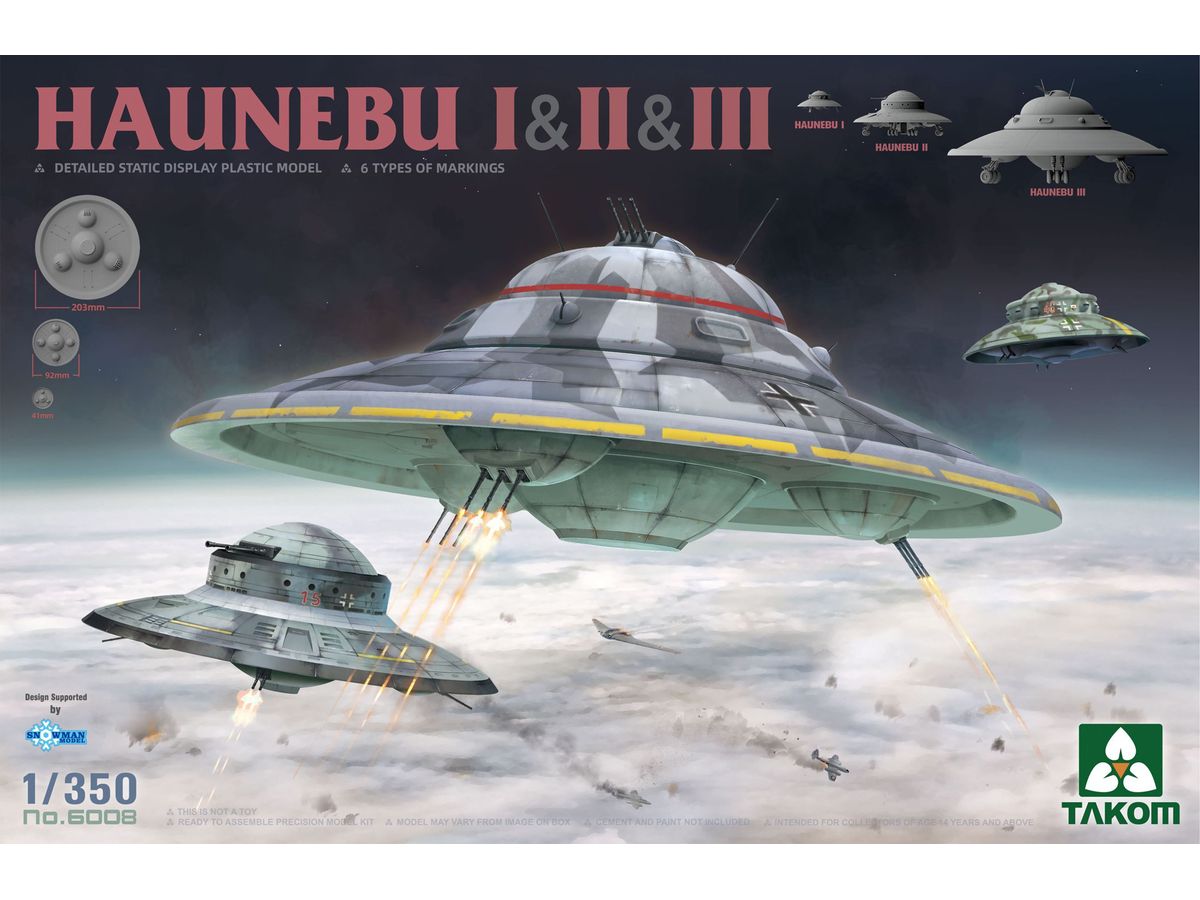 Haunebu I & II & III
