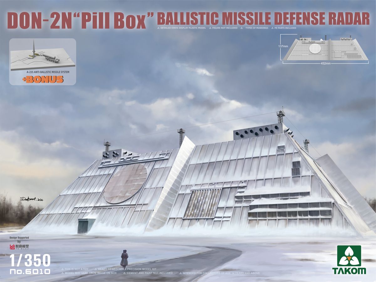 Don-2N Pill Box Ballistic Missile Defense Radar w/A-235 Anti-Ballistic Missile System