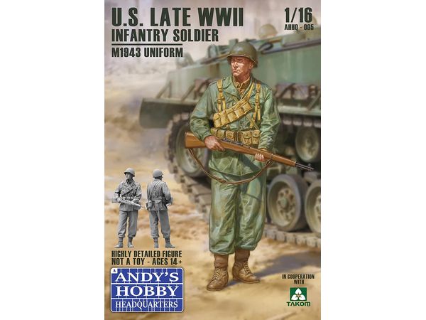 US Late WWII Infantry Soldier M1943 Uniform
