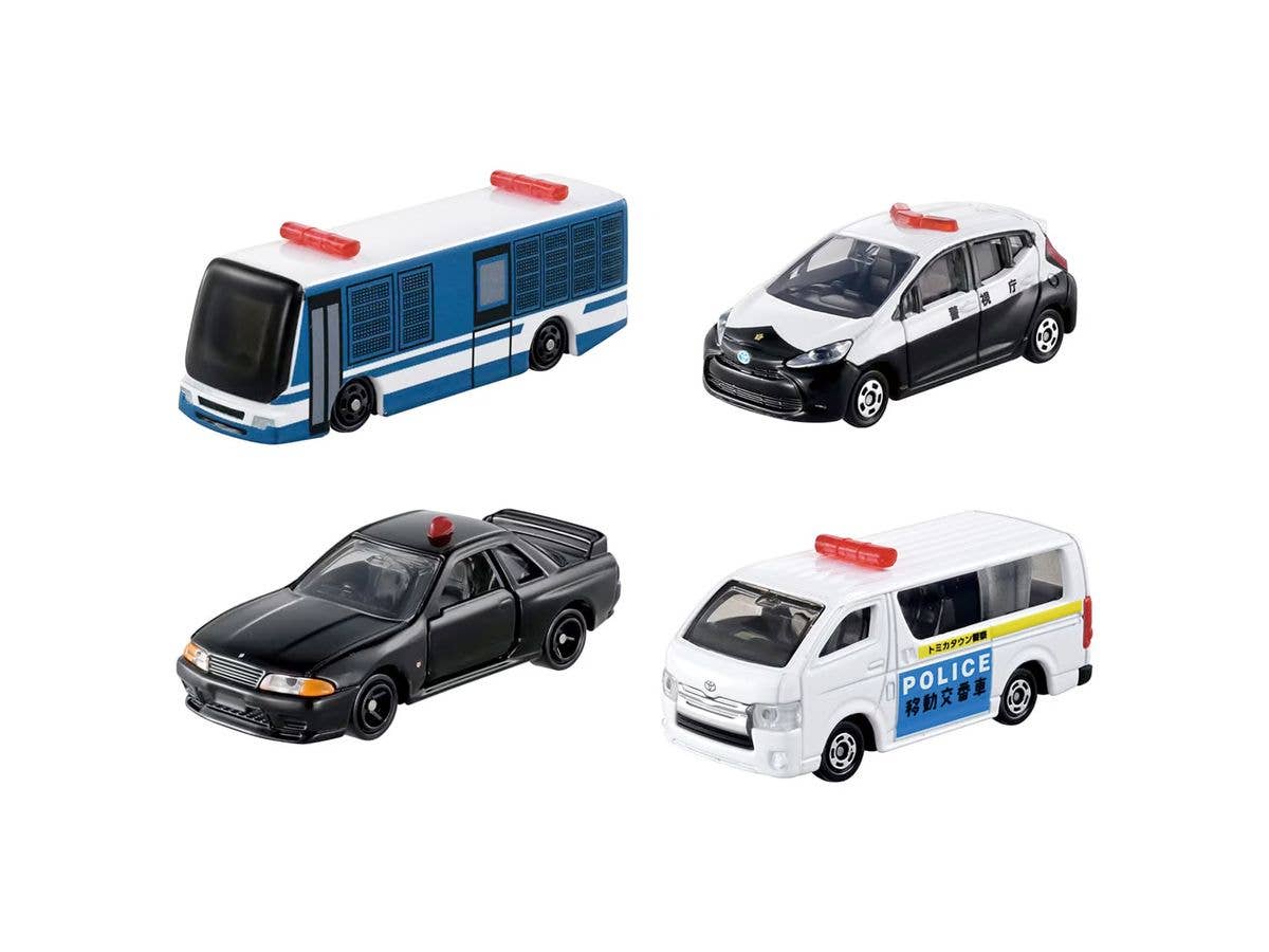 Patrol Tomica Town! Tomica Police Vehicle Set