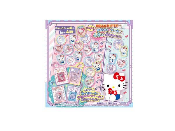 Kira Gacha Stickers: Puffy Drops Hello Kitty Separate