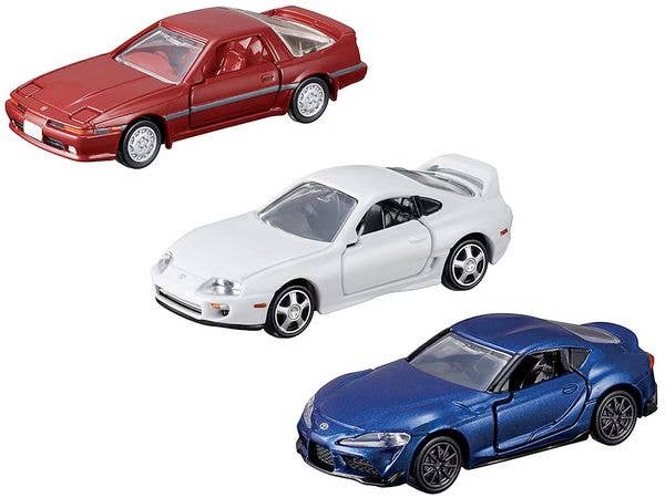 Tomica Premium Toyota SUPRA 3 MODELS Collection