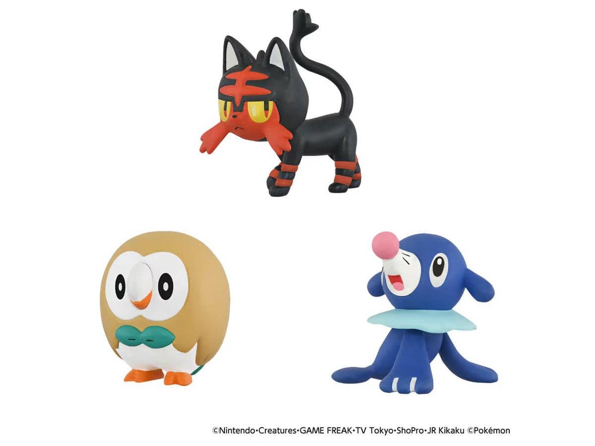 Pokemon 30th Anniversary Moncolle Journey Set of 3 Alola Region