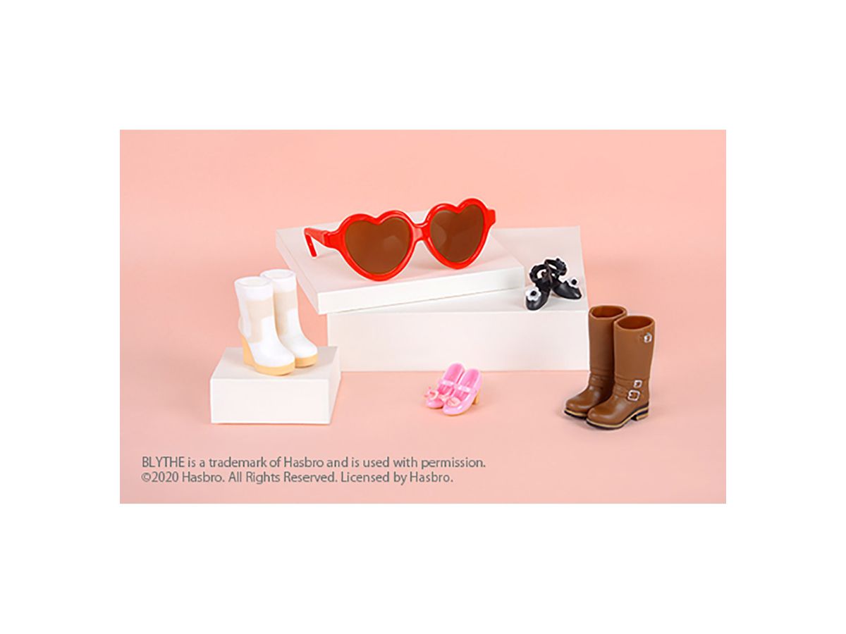 Blythe Goods I Love Shoes Set Red