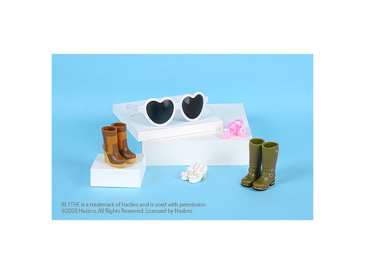 Blythe Goods I Love Shoes Set White