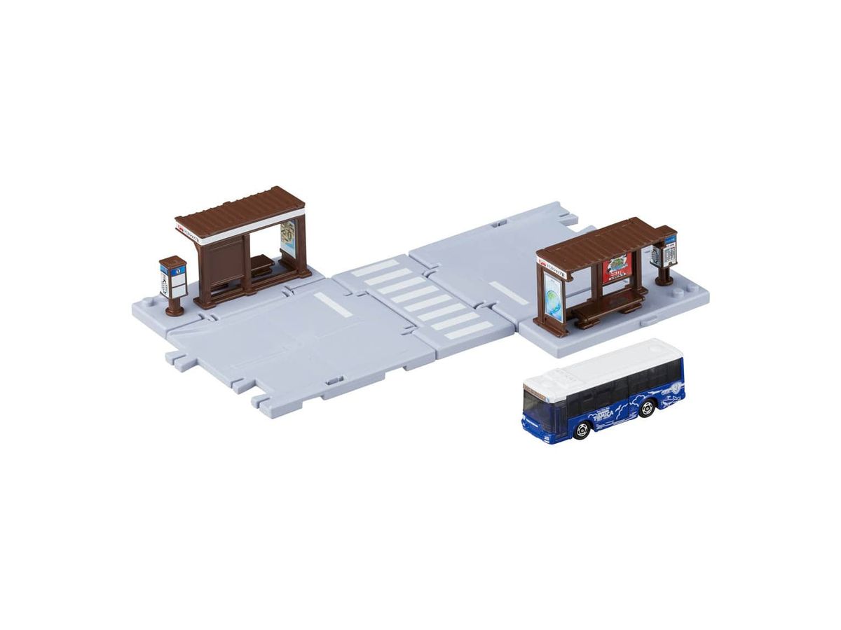 Tomica Town Bus Stop (with Tomica)