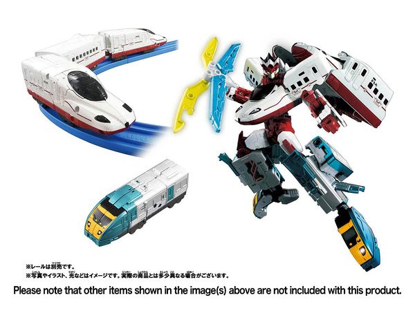 Shinkansen Henkei Robo Shinkalion Z Shinkalion Z N700S Kamome & Zailiner 883 Sonic Nichirin Set