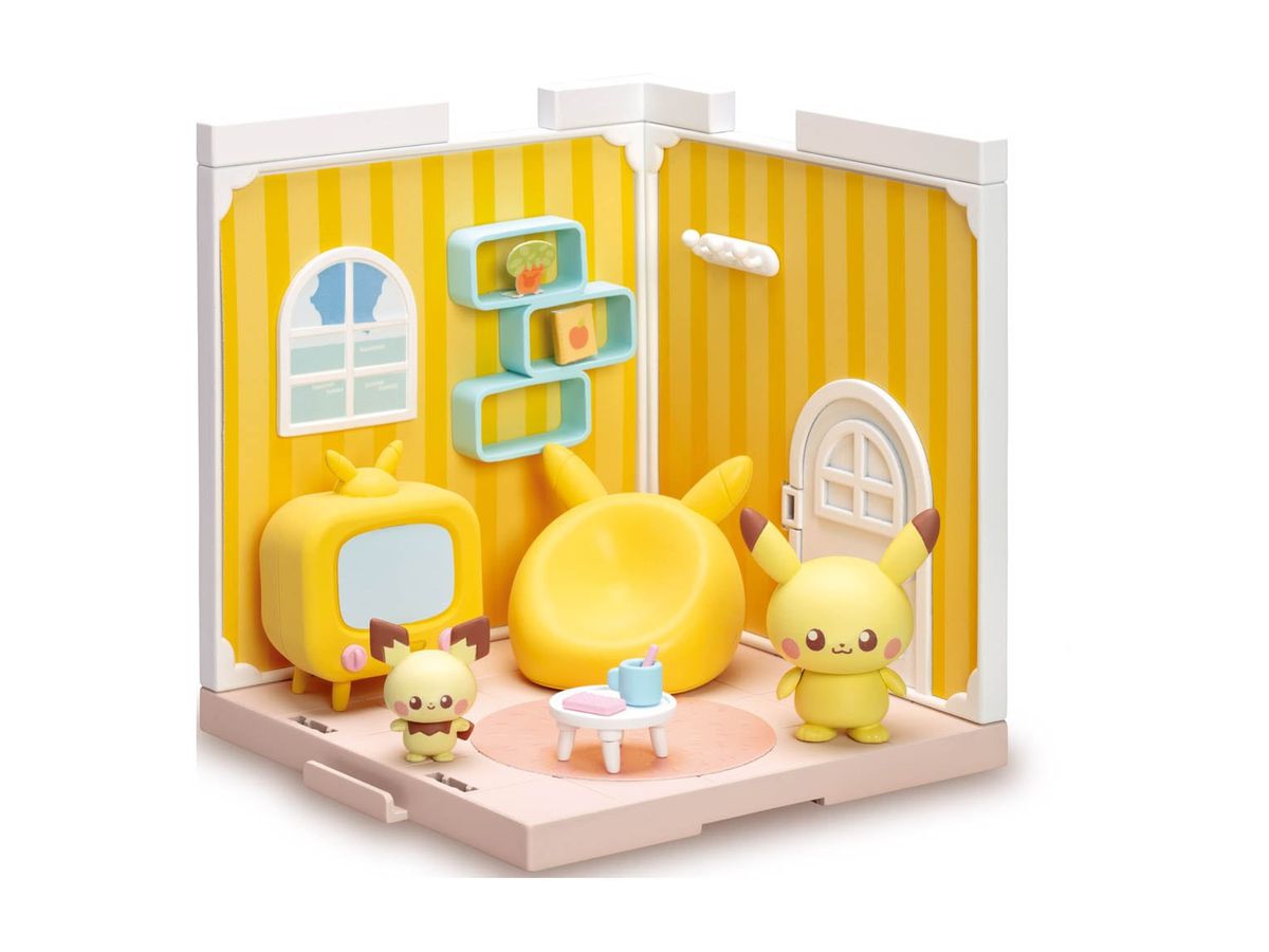 Pokemon Poke Peace House Living Room Pikachu & Pichu