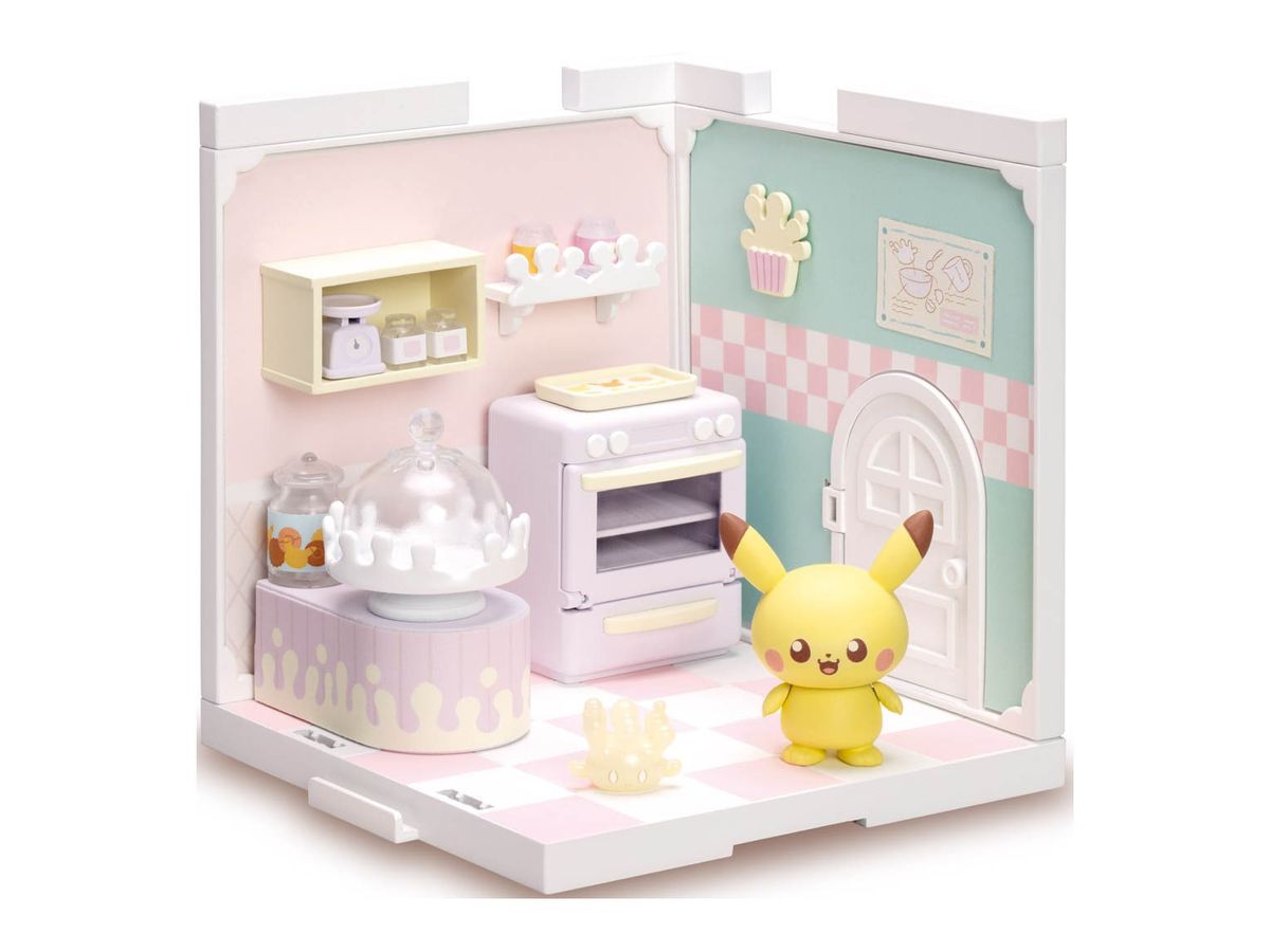 Pokemon Poke Peace House Kitchen Milcery & Pikachu