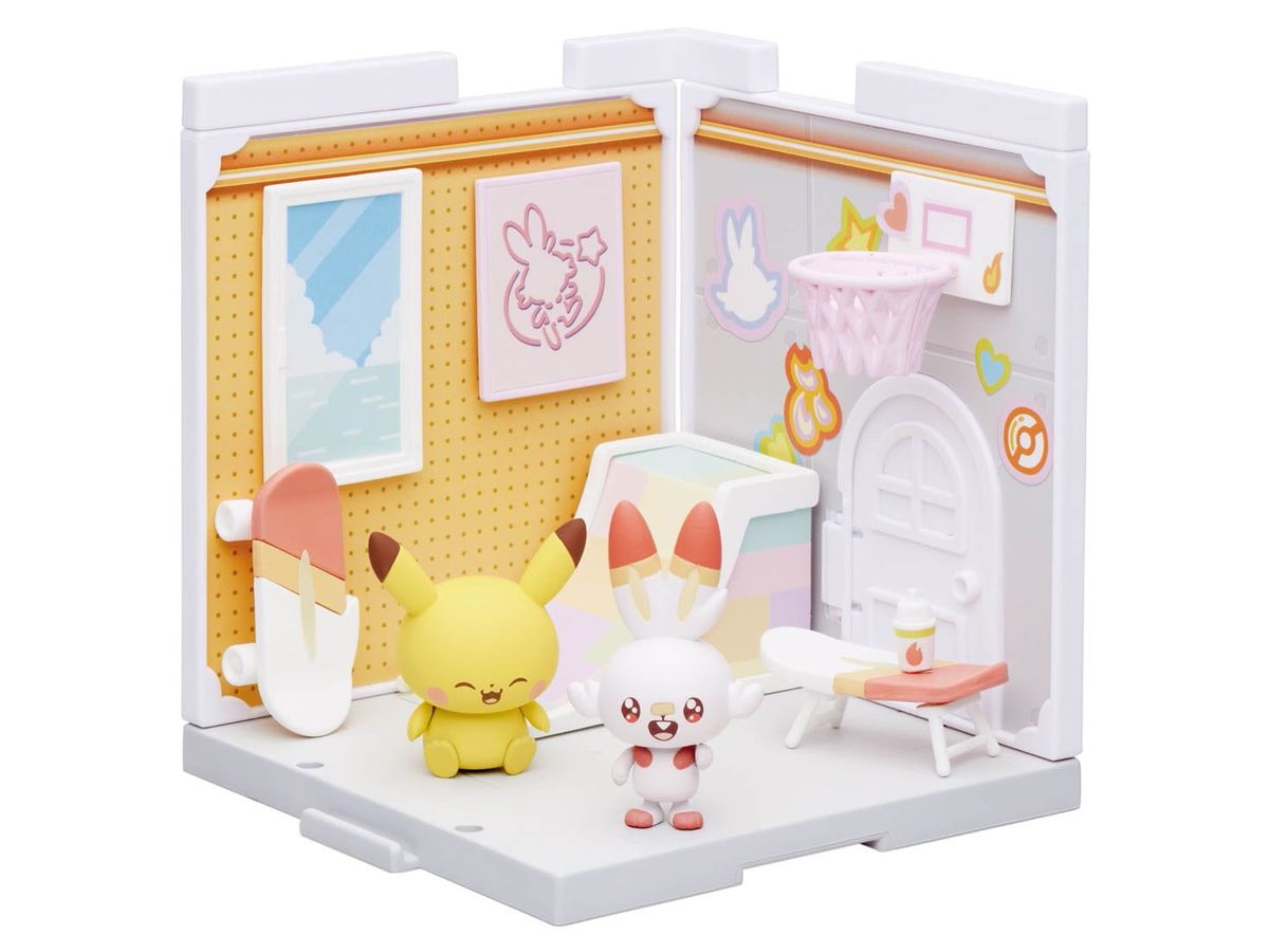 Pokemon Poke Peace House Studio Scorbunny & Pikachu