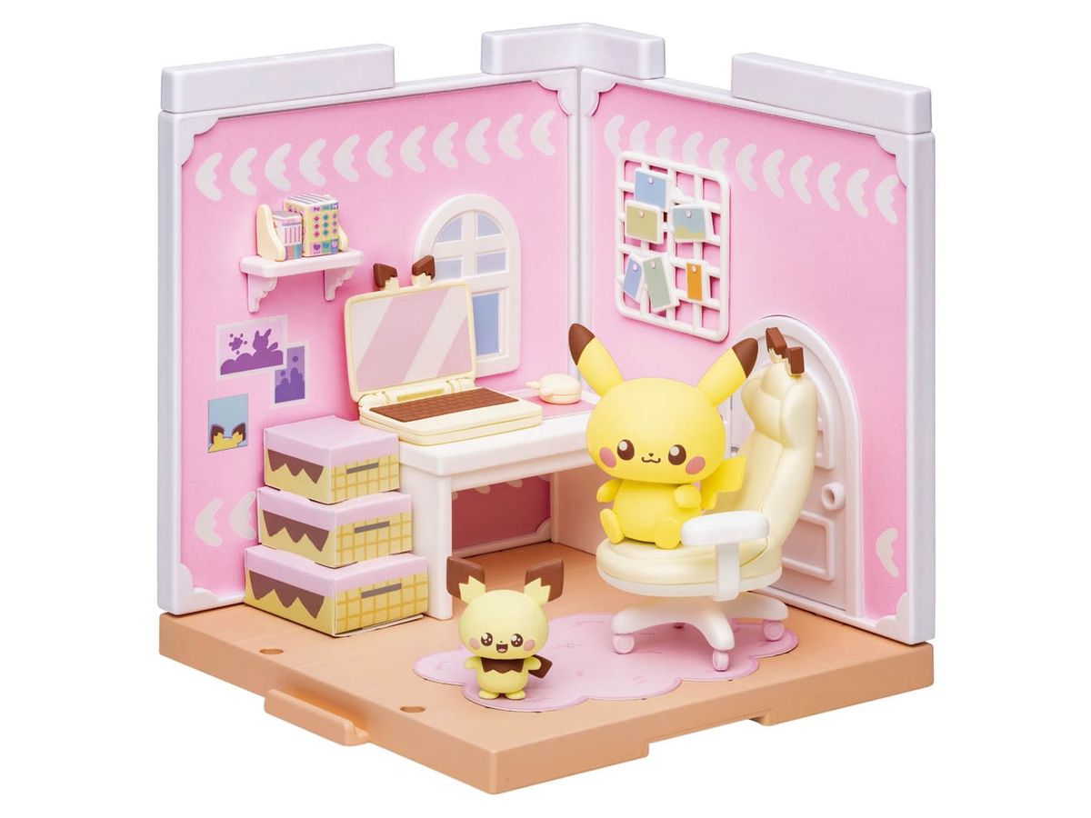 Pokemon Poke Peace House Hobby Room Pichu & Pikachu