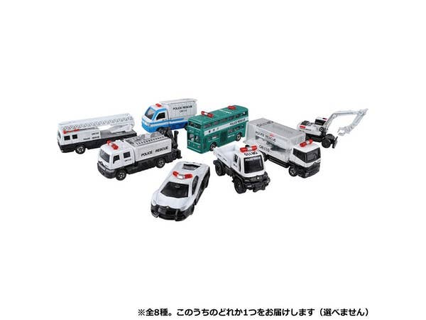 TOMICA RESCUE他 ミニカー 8台セット Tomica Kuji 19 Police Rescue Car Collection: 1Box (8pcs) | HLJ.com