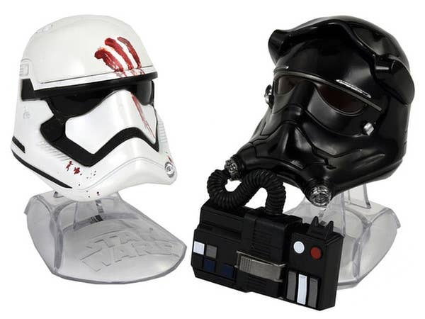Star Wars Black Series Die-Cast Helmet Finn (FN-2187) & First Order TIE Fighter Pilot