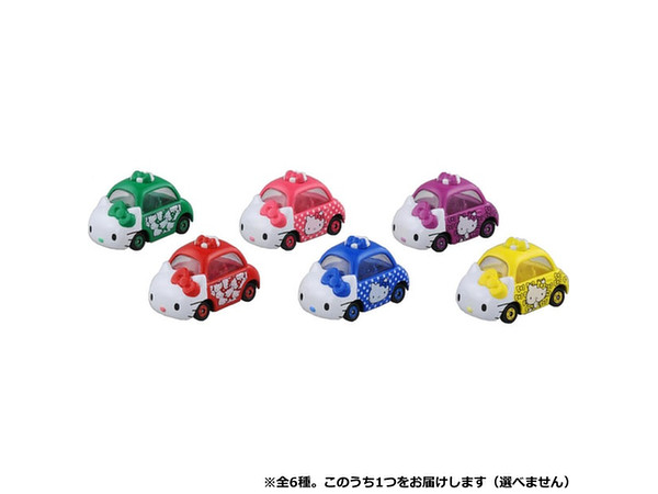 Dream Tomica: Hello Kitty Collection 2 (6 Colors Assort): 1Box (6pcs)
