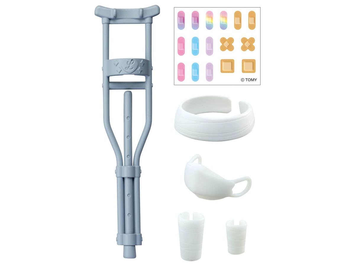 Talking Licca-chan Clinic Crutch & Allowance Accessory Set