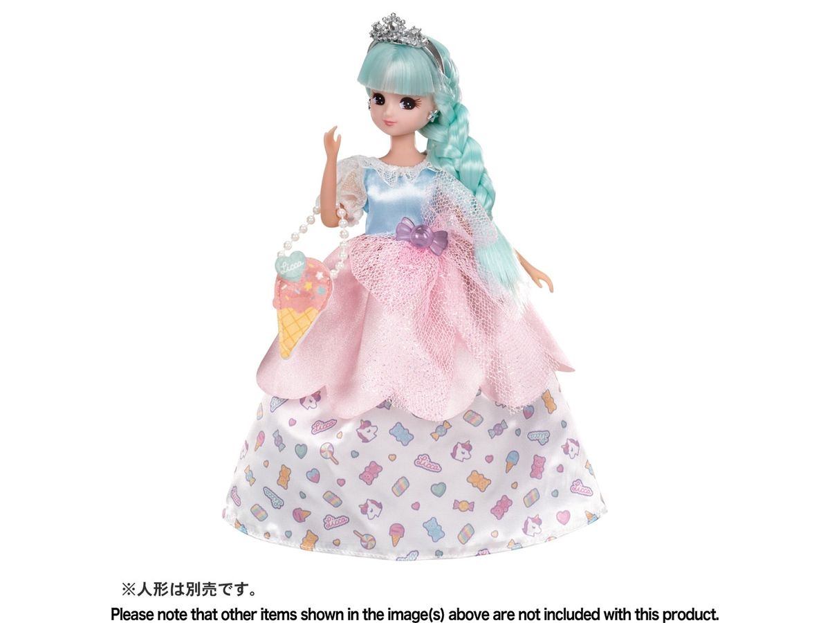 Licca-chan Gelato Dress Set Candy Unicorn
