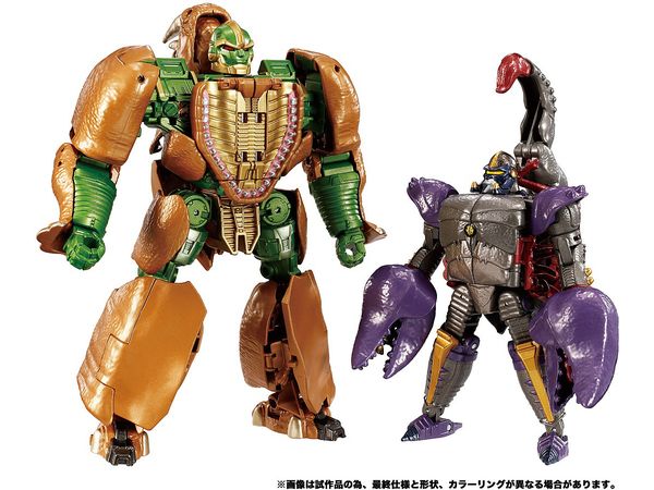 BWVS-02 Transformers Beast Wars Again: Rhinox x Scorponok