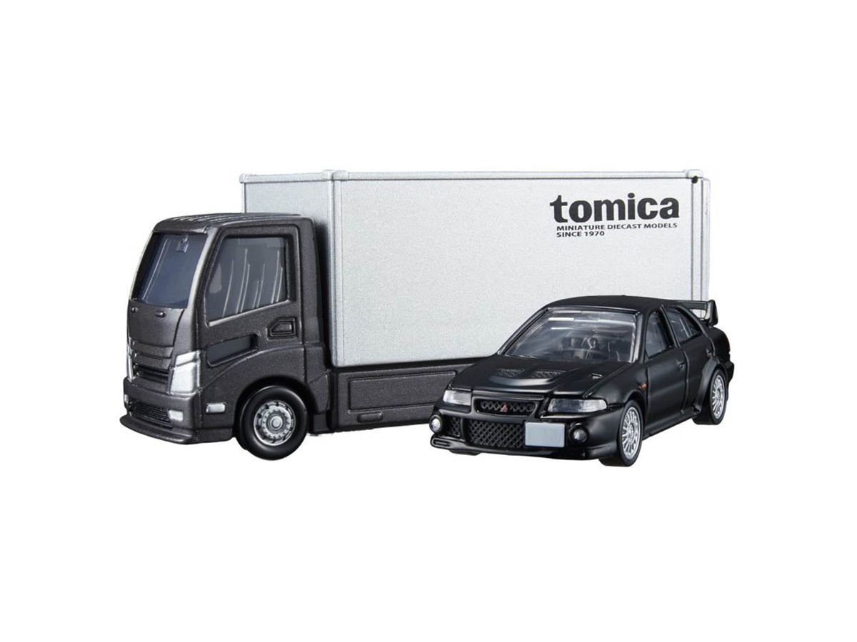 Tomica Transporter Mitsubishi Lancer Evolution VI GSR