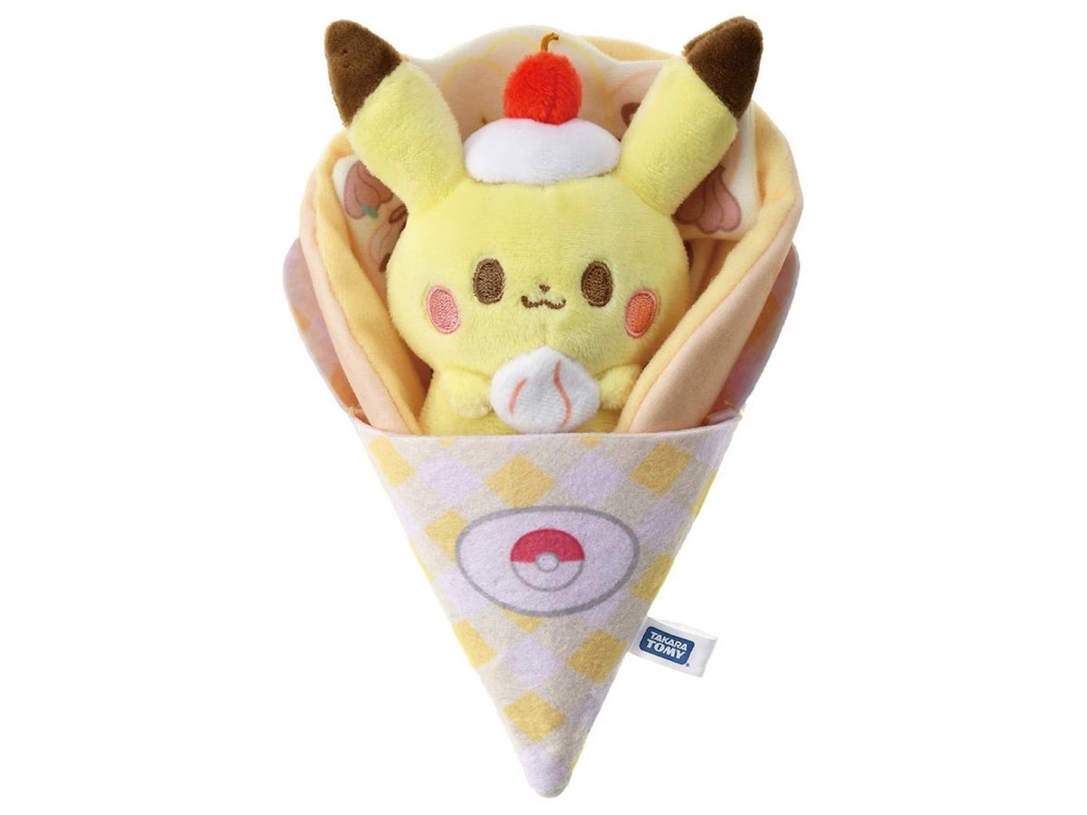 Pokemon Poke Peace Kurukuru Crepe Plush Pikachu