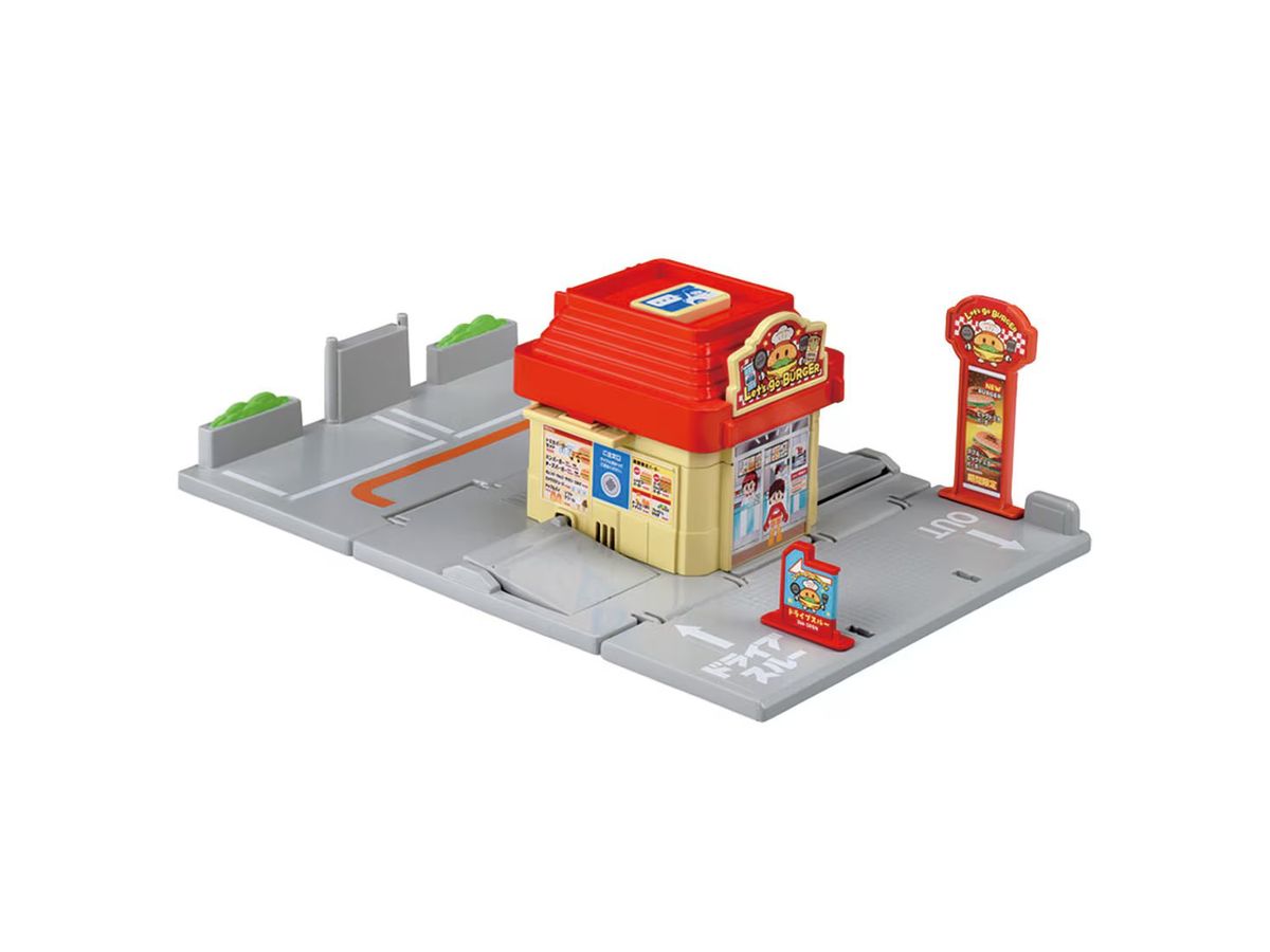 Tomica Town Drive-Thru Burger Shop