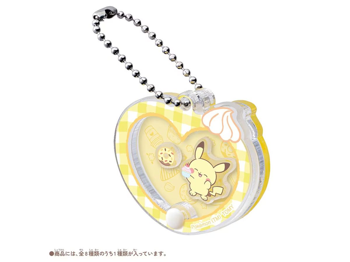 Pokepiece Acrylic Charm Collection Sweets Shop: 1Box (8pcs)