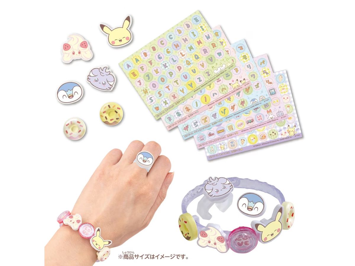 Pokemon Poke Peace Sparkly Accessory Set Sweets Shop