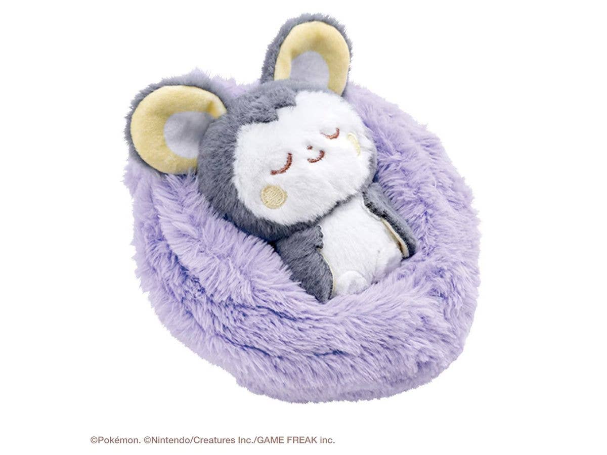 Pokemon PokePiece Sleeping Fruit Plush Toy Emolga